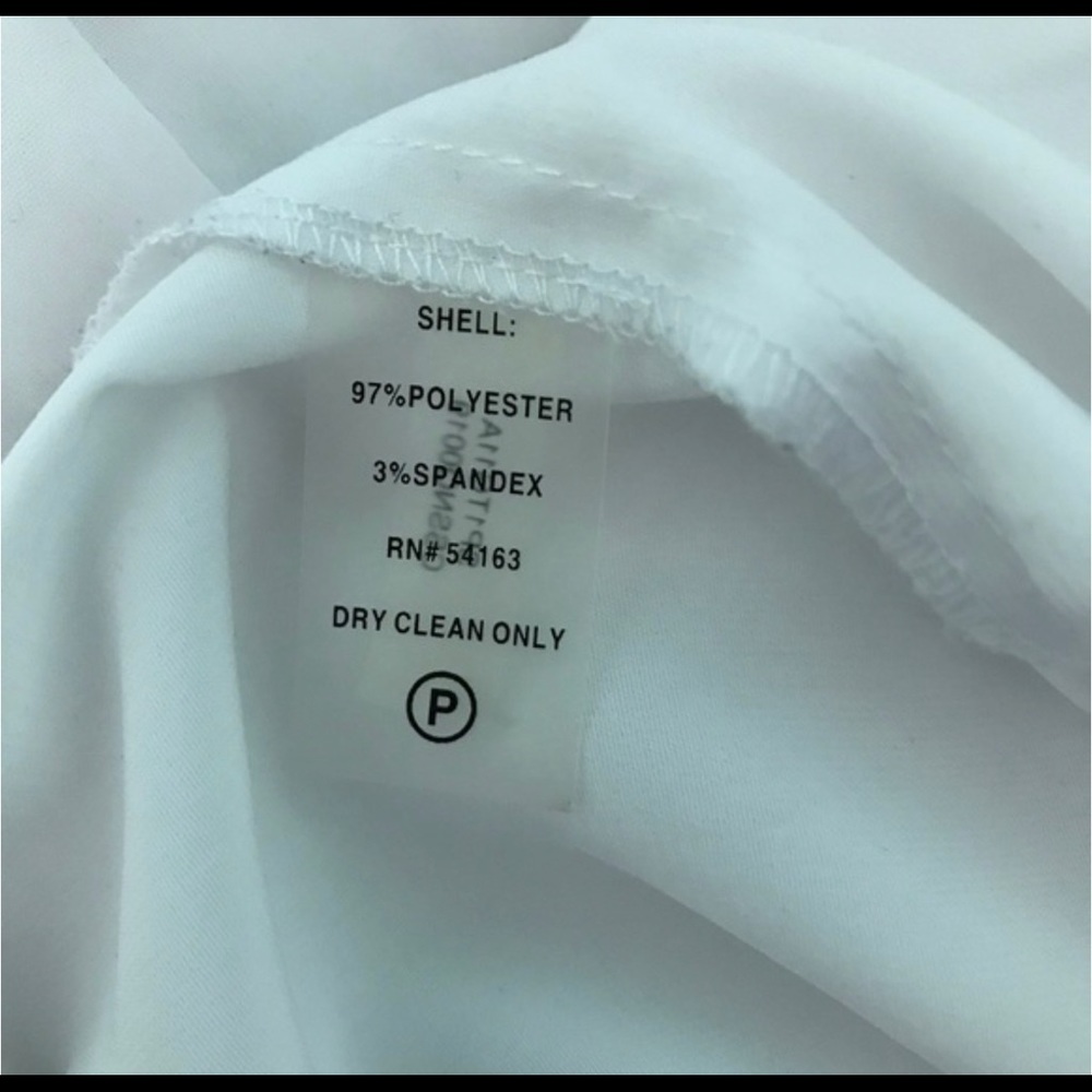 Calvin Klein sleeveless tie at neck shirt sz PS - Picture 3 of 3